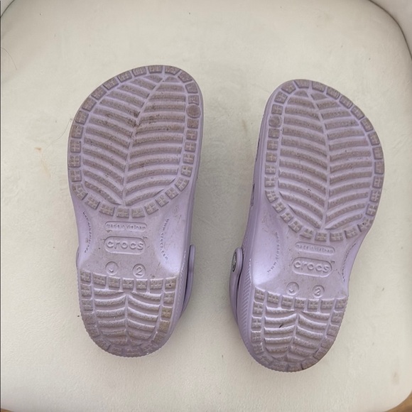 CROCS Kids Lavender Water Shoes - Picture 2 of 3